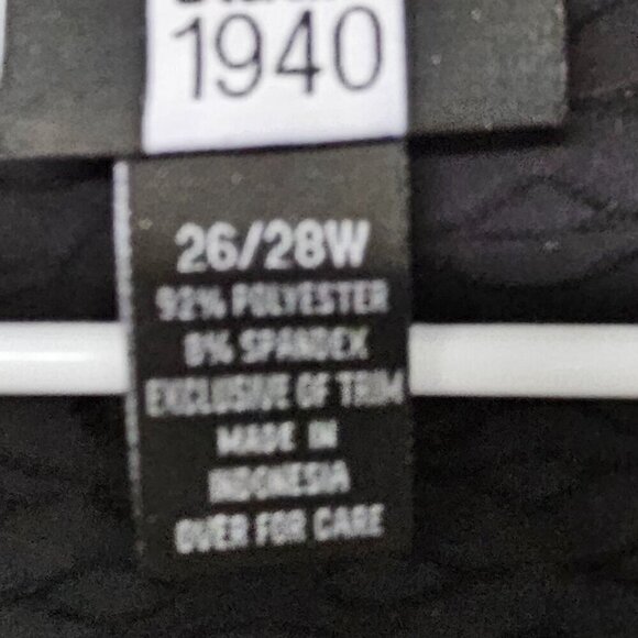 Studio 1940 Blouse Gray Silver Metallic Goth Grunge 26/28W - Picture 11 of 13